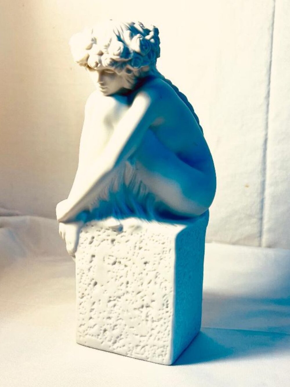Royal Copenhagen Virgo Zodiac Figurine Bisque Porcelain Nude -B4